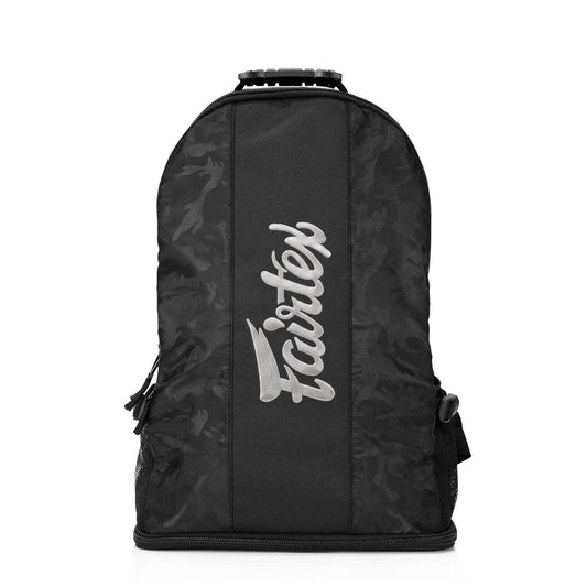 Fairtex BAG4 Rucksack Gym Bag Black-Silver Camo