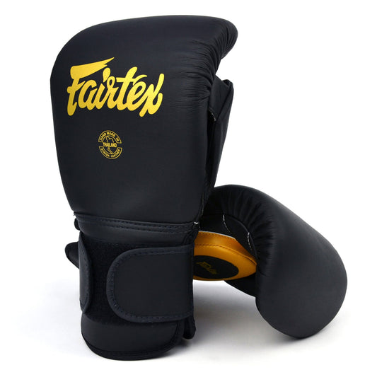 Fairtex BGV13 Coach Sparring Gloves - Black-Gold