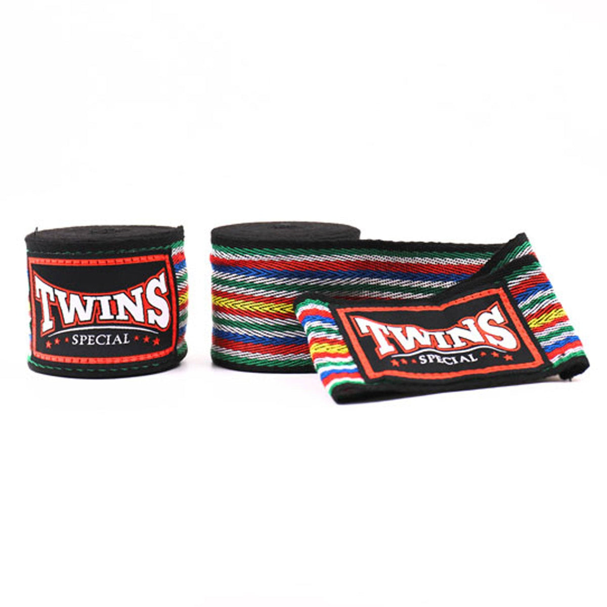 Twins Special CH2 5m Cotton Handwraps - Black Striped