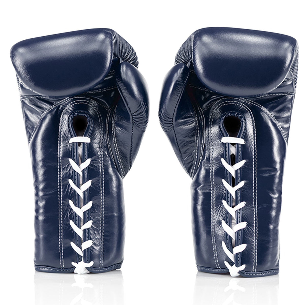 Fairtex BGL3 Lace-up Sparring Gloves - Blue
