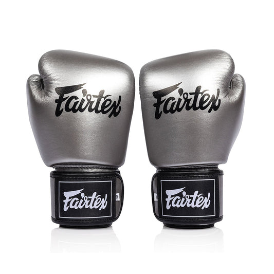 Fairtex BGV1C-PLUS Microfibre Boxing Gloves - Gun Metallic