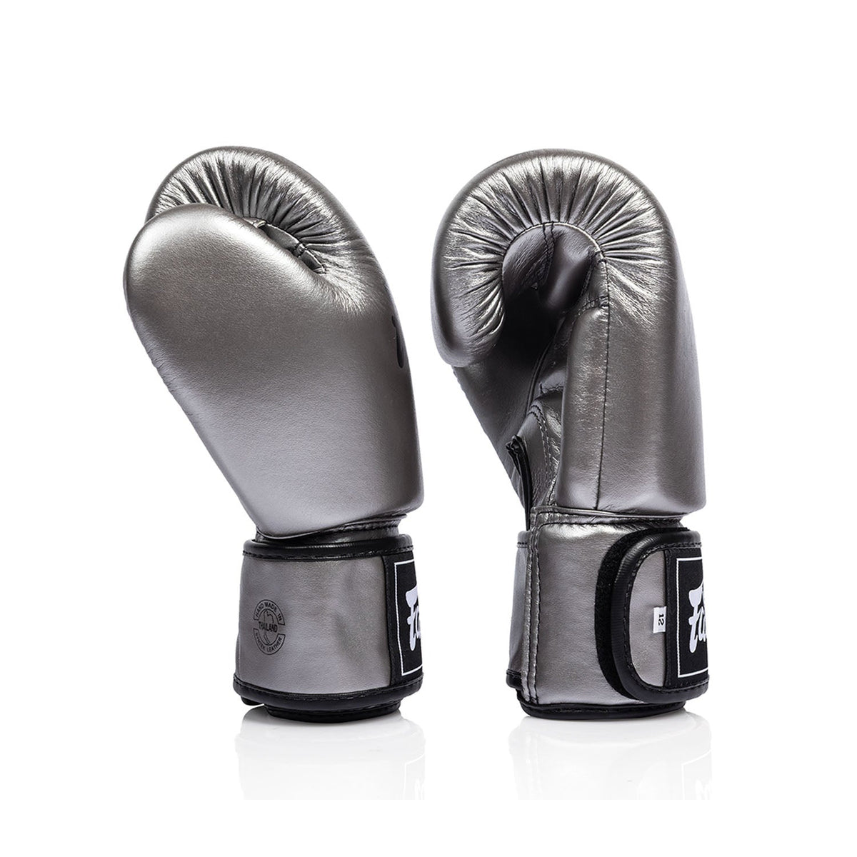 Fairtex BGV1C-PLUS Microfibre Boxing Gloves - Gun Metallic