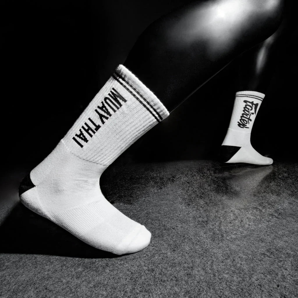 Fairtex Sports Socks White-Black
