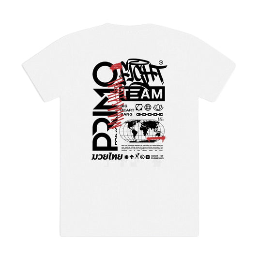 Primo T-Shirt - Fight Team - White