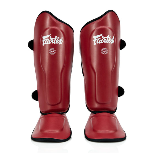Fairtex SP9 Ultra Ergo Shin Pads - Red