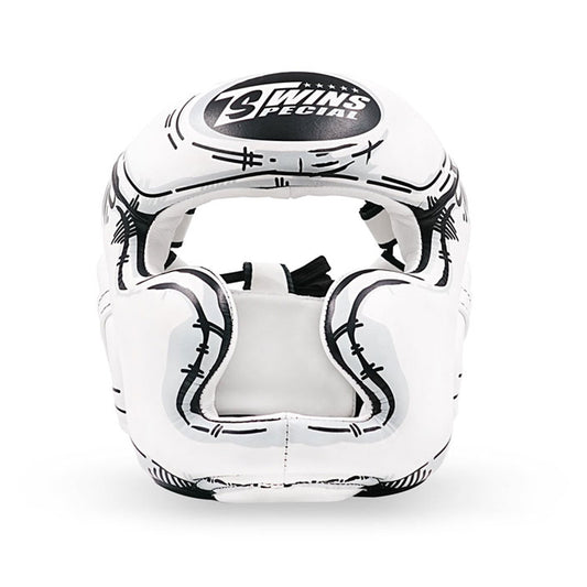 Twins Special FHGL3-66 Leather Sparring Headguard - Comic
