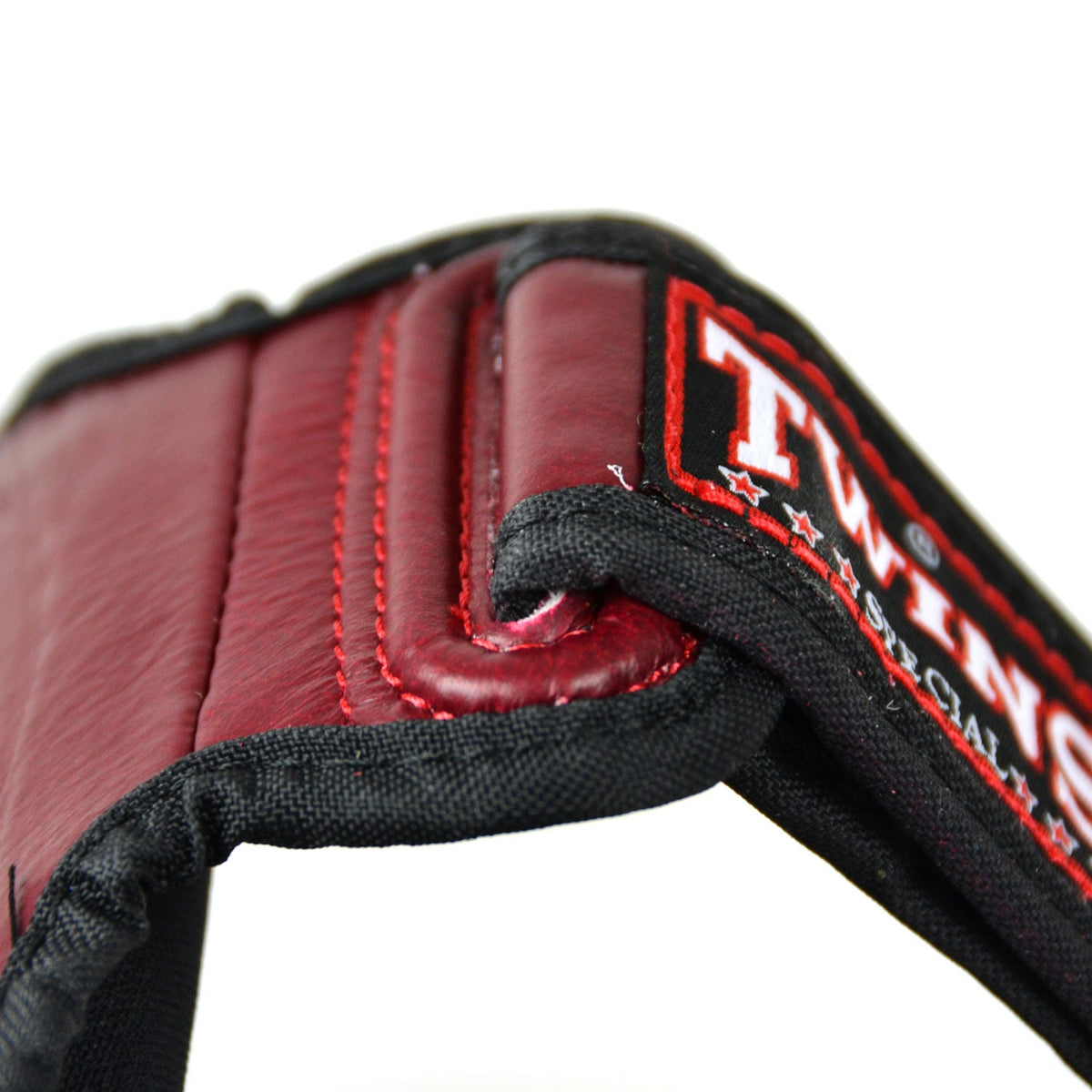 Twins Special SGL10 Leather Shin Pads - Maroon