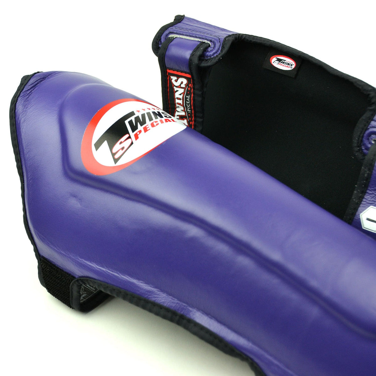 Twins Special SGL10 Leather Shin Pads - Purple