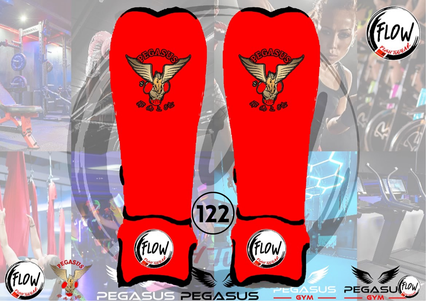 Pegasus Gym - Pullover Shin Guards