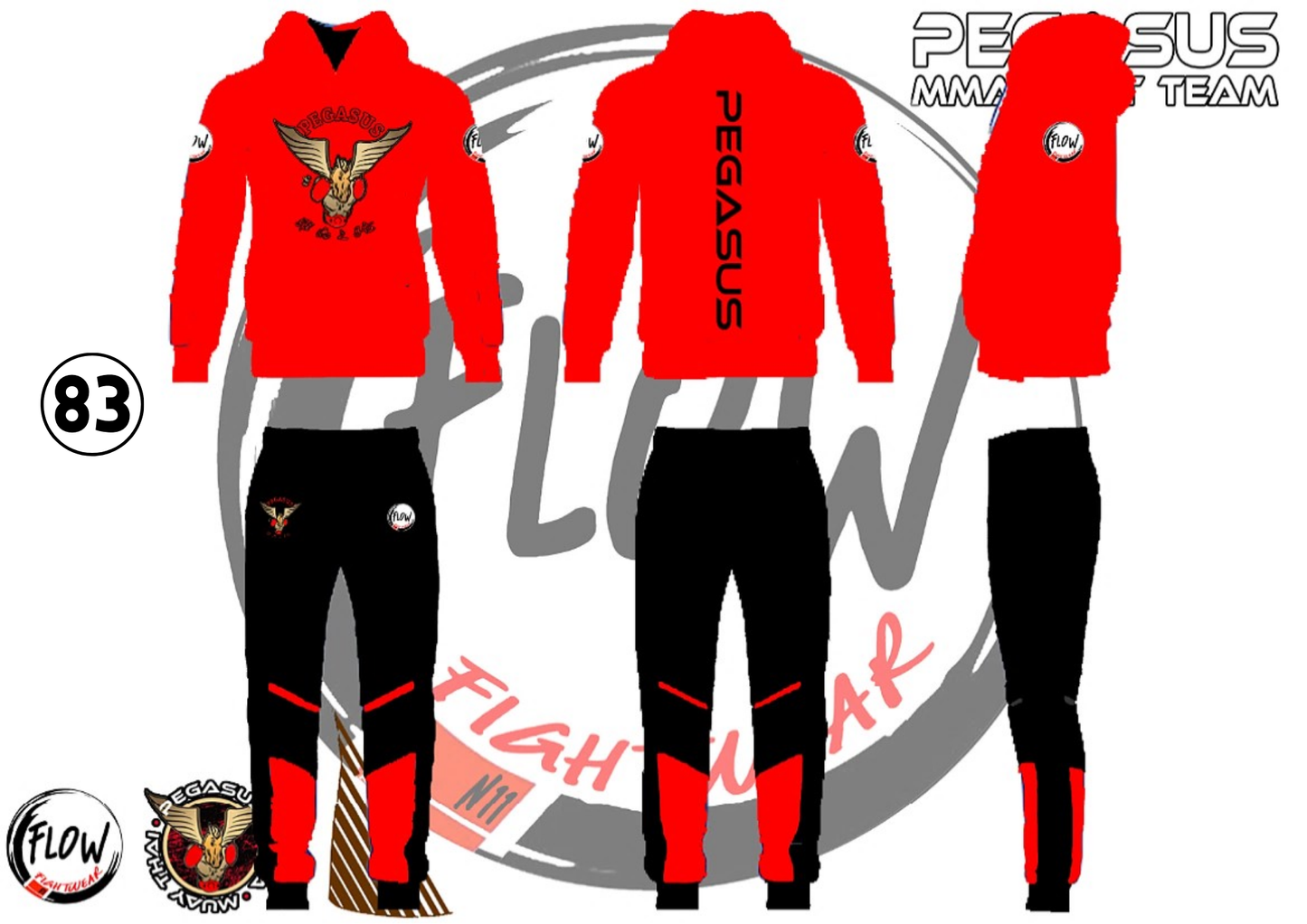 Pegasus Gym - Tracksuit Combat Logo