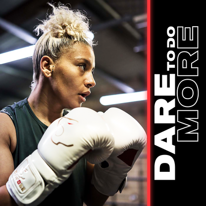 Alpha Boxing Gloves - White & Red