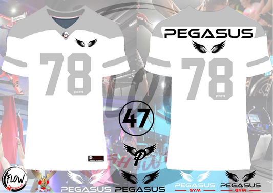 Pegasus Gym - Oversized Tshirt est 1978 White