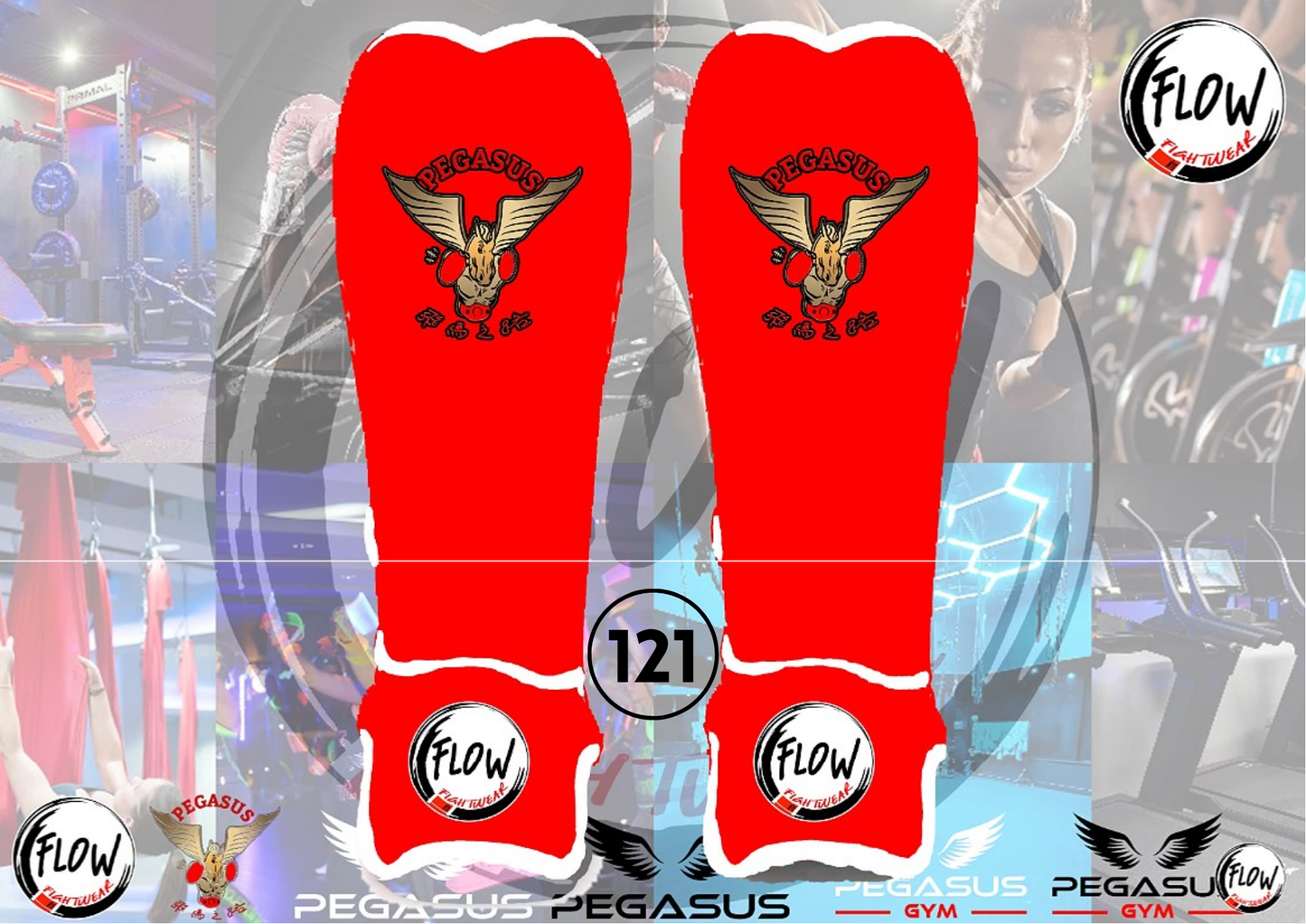 Pegasus Gym - Pullover Shin Guards