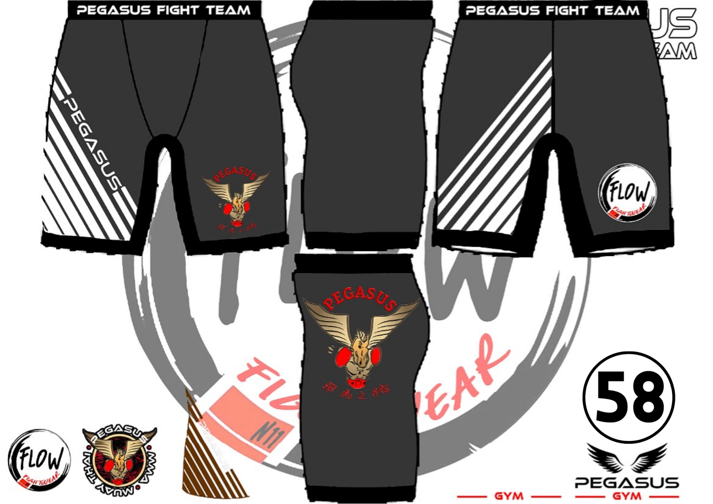 Pegasus Gym - UnderArmour Shorts