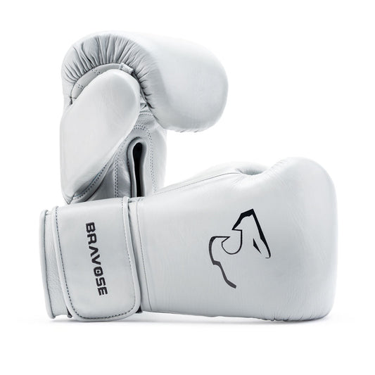 Elite Pro 2.0 Velcro Boxing Gloves - Grey