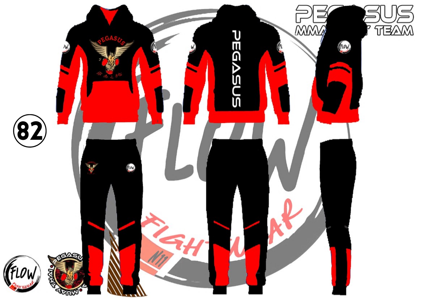 Pegasus Gym - Tracksuit Combat Logo