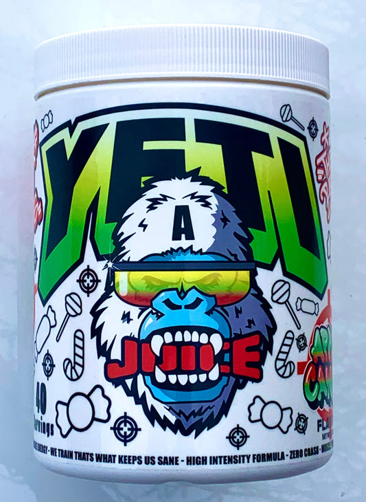 Gorillalpha Yeti Juice Pre-Workout 480g – Apple Candy