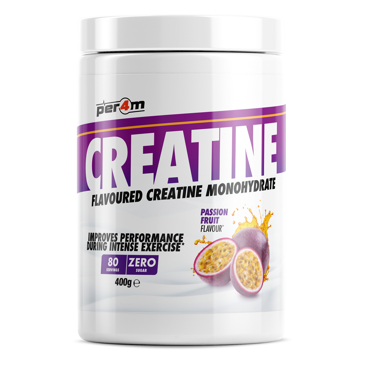 PER4M Flavoured Creatine 400g – Passion Fruit