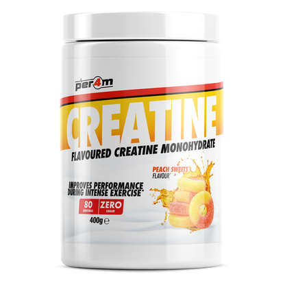 PER4M Flavoured Creatine 400g – Peach Sweets