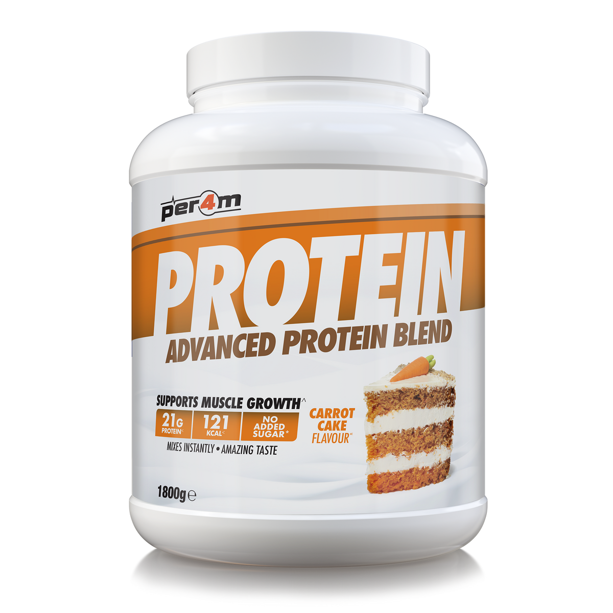 PER4M Advanced Protein Blend 1.8kg – Carrot Cake