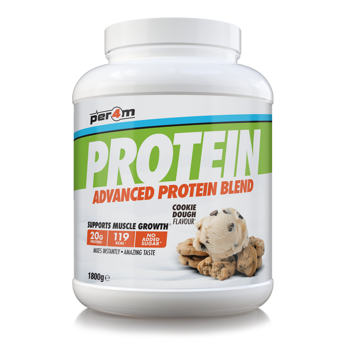 PER4M Advanced Protein Blend 1.8kg – Cookie Dough