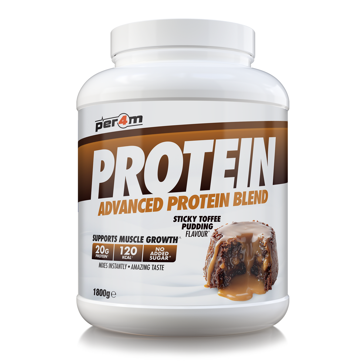 PER4M Advanced Protein Blend 1.8kg – Sticky Toffee Pudding