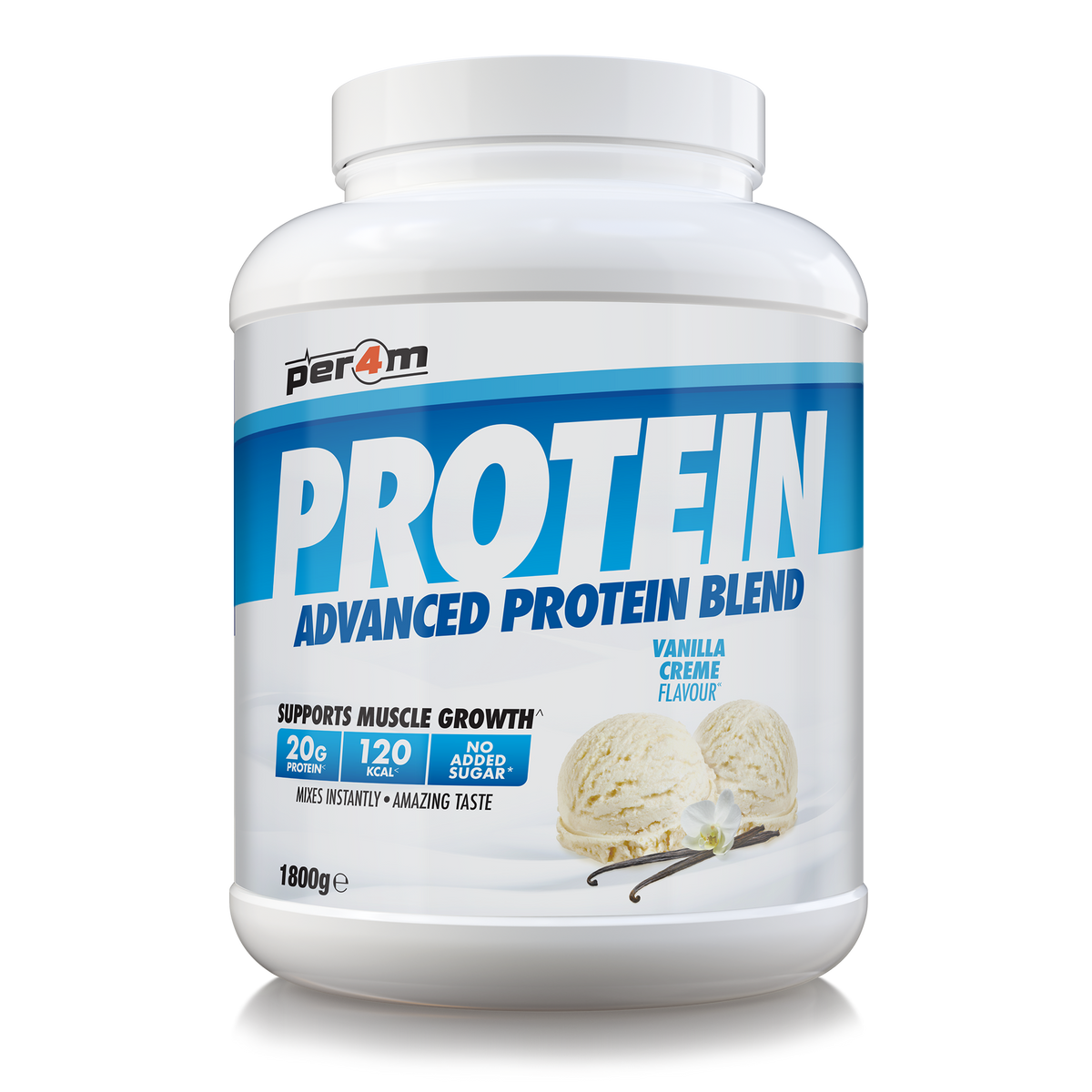 PER4M Advanced Protein Blend 1.8kg – Vanilla Creme