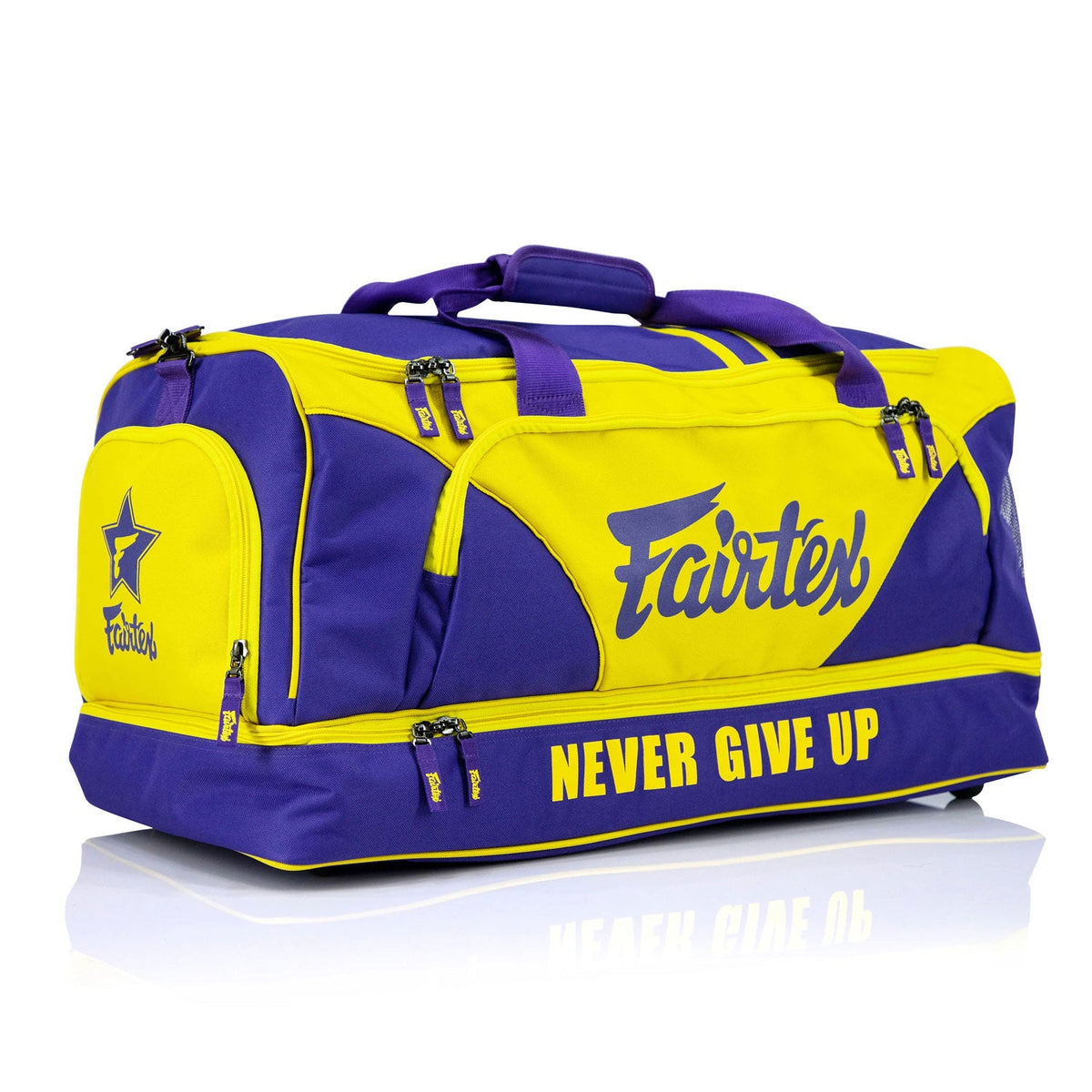 Fairtex BAG2 Heavy Duty Gym Bag Purple-Yellow