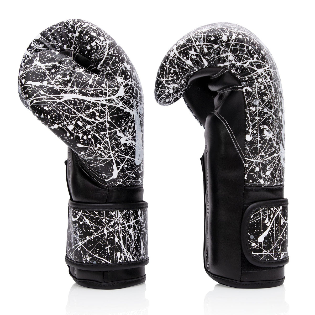 Fairtex BGV14PT Painter Microfibre Boxing Gloves - Black-White