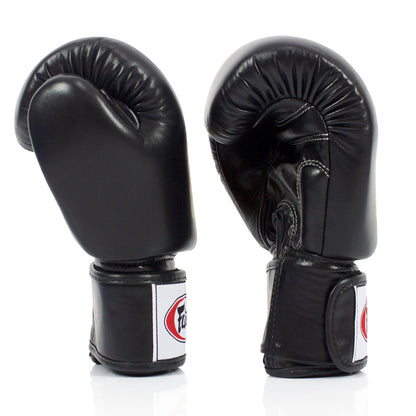 Fairtex BGV19 Deluxe Tight-Fit Boxing Gloves - Black