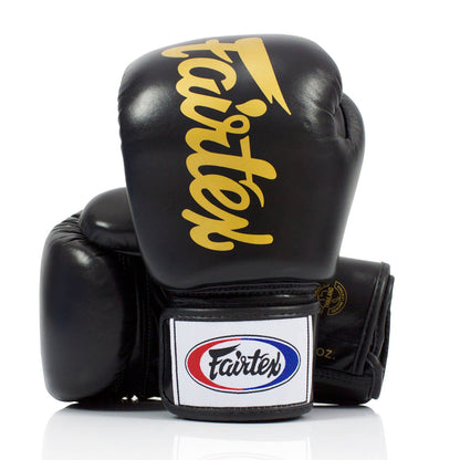 Fairtex BGV19 Deluxe Tight-Fit Boxing Gloves - Black