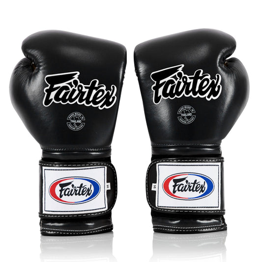 Fairtex BGV9 Mexican Style Boxing Gloves - Black