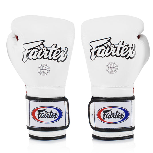 Fairtex BGV9 Mexican Style Boxing Gloves - White-Red