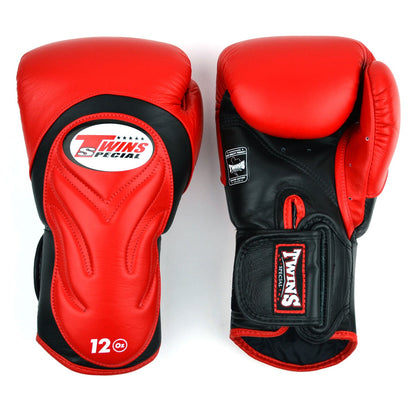 Twins Special BGVL6 Long-Cuff Boxing Gloves Red-Black