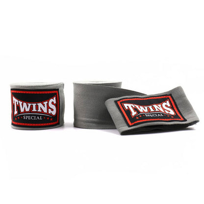 Twins Special CH5 4.5m Elastic Handwraps - Grey