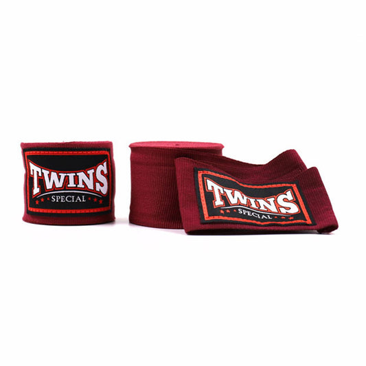 Twins Special CH5 4.5m Elastic Handwraps - Maroon