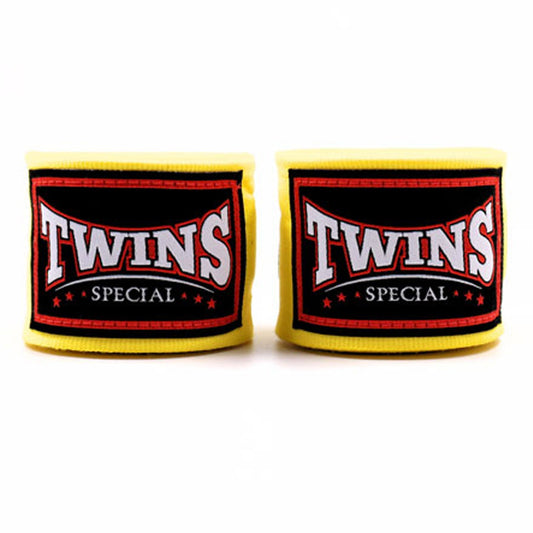Twins Special CH5 4.5m Elastic Handwraps - Yellow