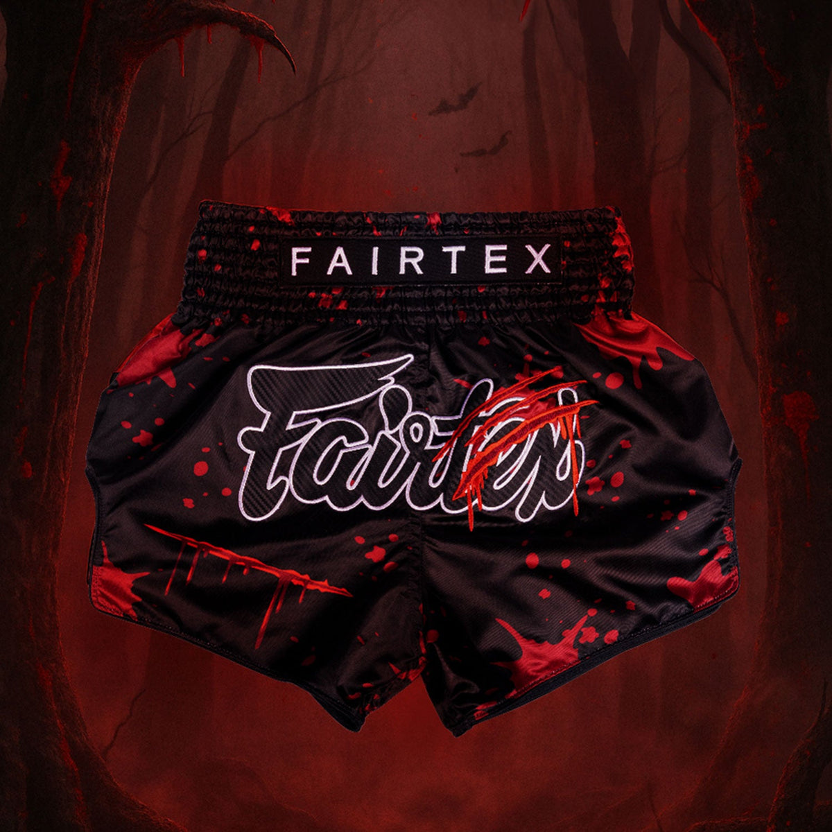 Fairtex BS-Halloween Muaythai Shorts - Demon's Bite
