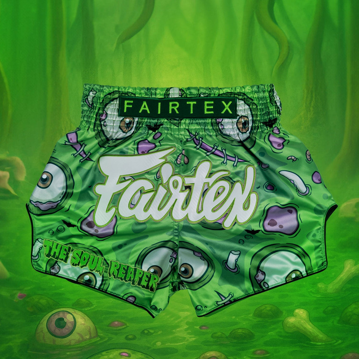 Fairtex BS-Halloween Muaythai Shorts - Soul Reaper
