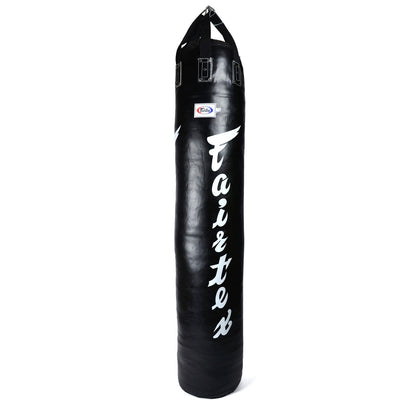 Fairtex HB6 6ft Muaythai Banana Bag - Black-White (FILLED)