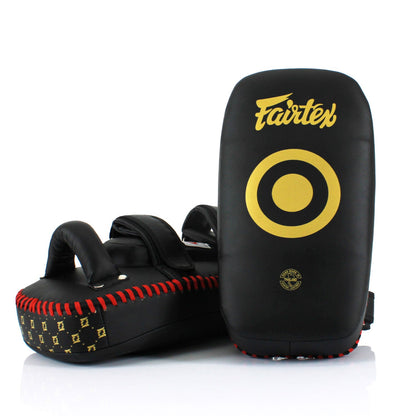 Fairtex KPLC5 Microfibre Thai Kick Pads - Black