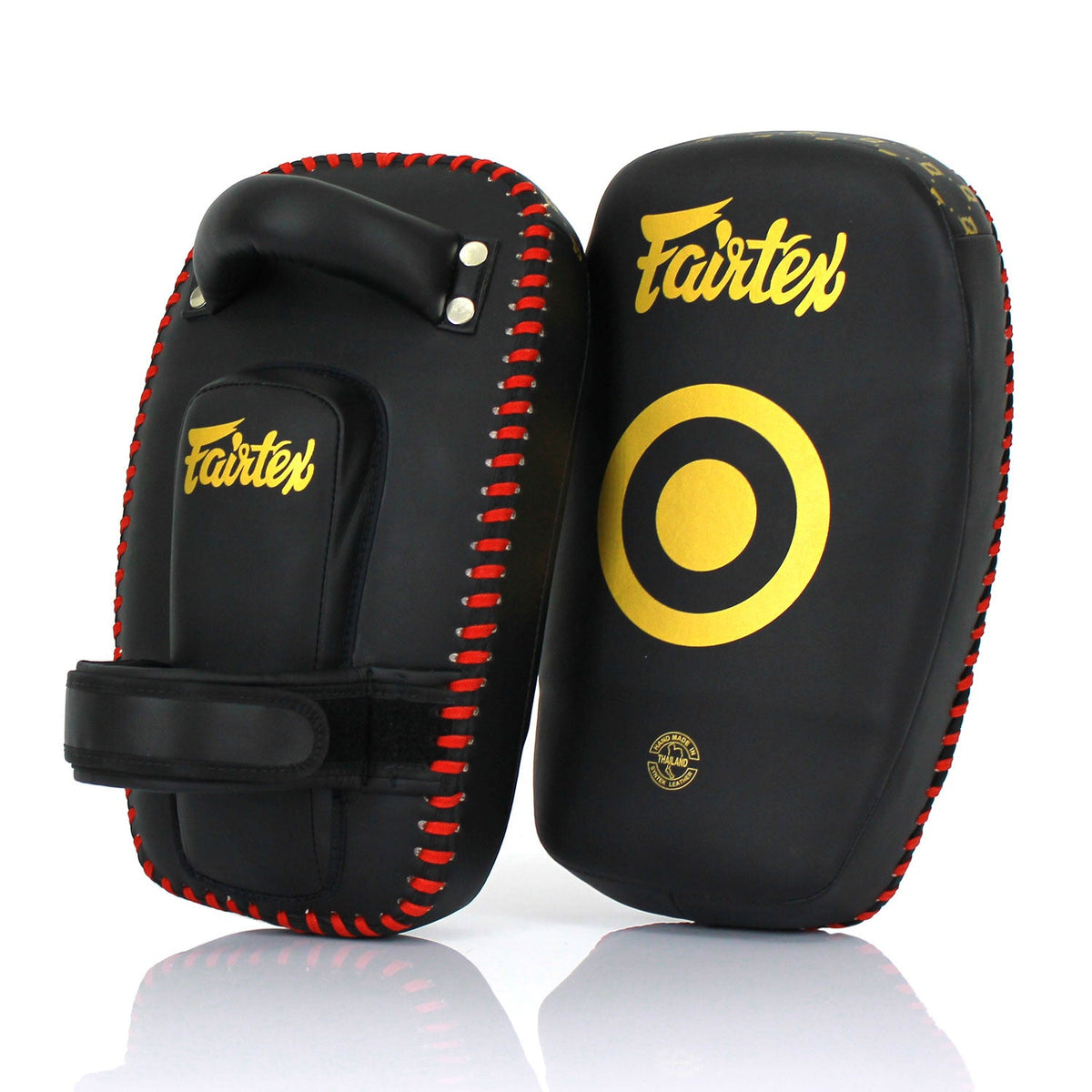 Fairtex KPLC6 Microfibre Thai Kick Pads Small - Black