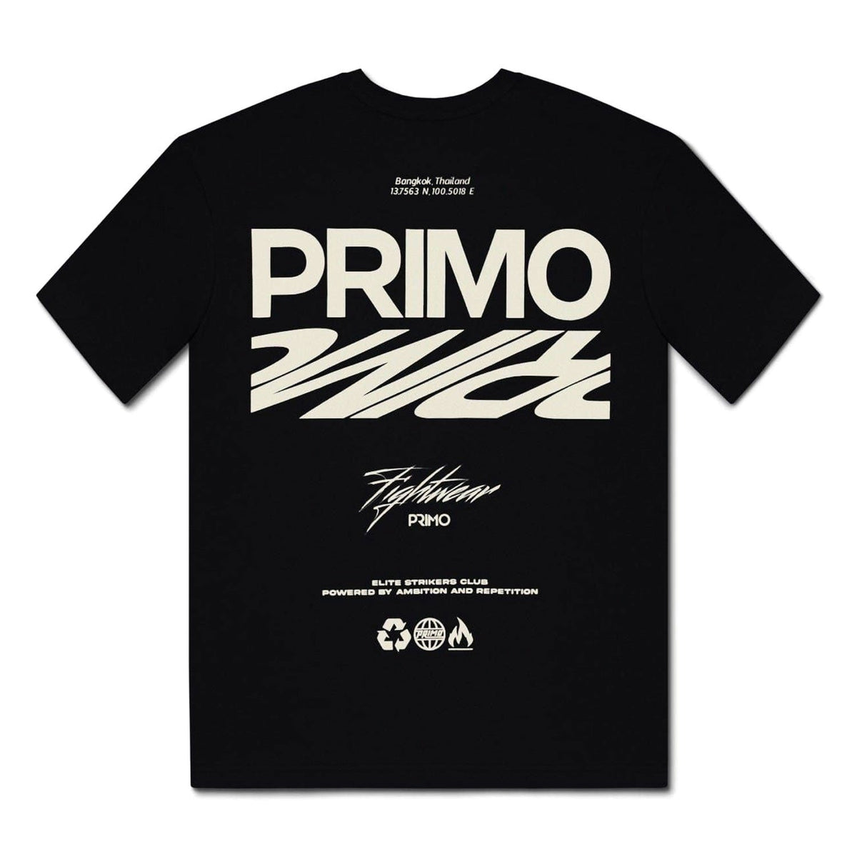 Primo T-Shirt - E.S.C (Elite Strikers Club) - Black