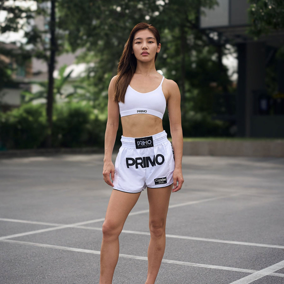 Primo Sports Bra - Infinity - White