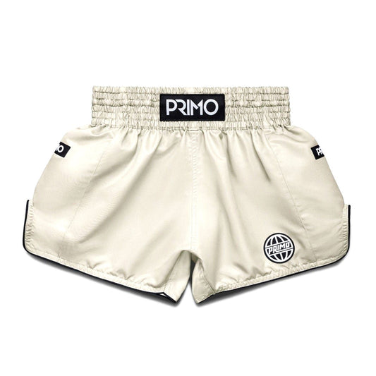 Primo Muay Thai Shorts - Alta Series -  Cream