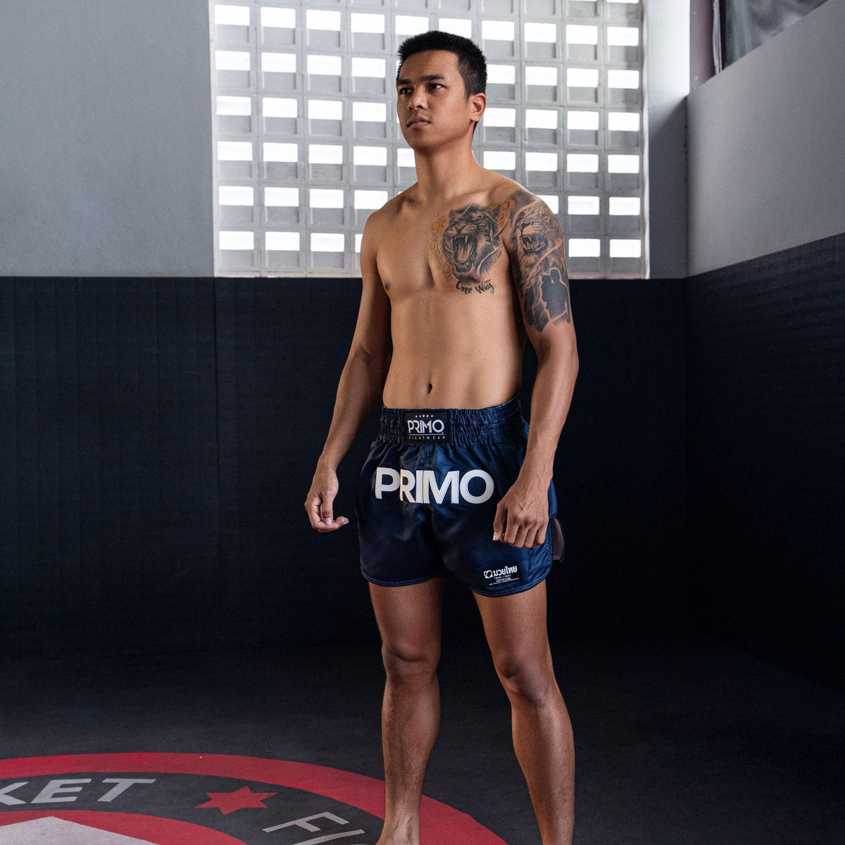 Primo Muay Thai Shorts - Mamba Series - Navy
