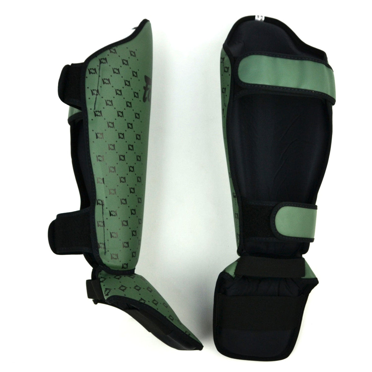 Fairtex SP5 Shin Pads - Olive Green