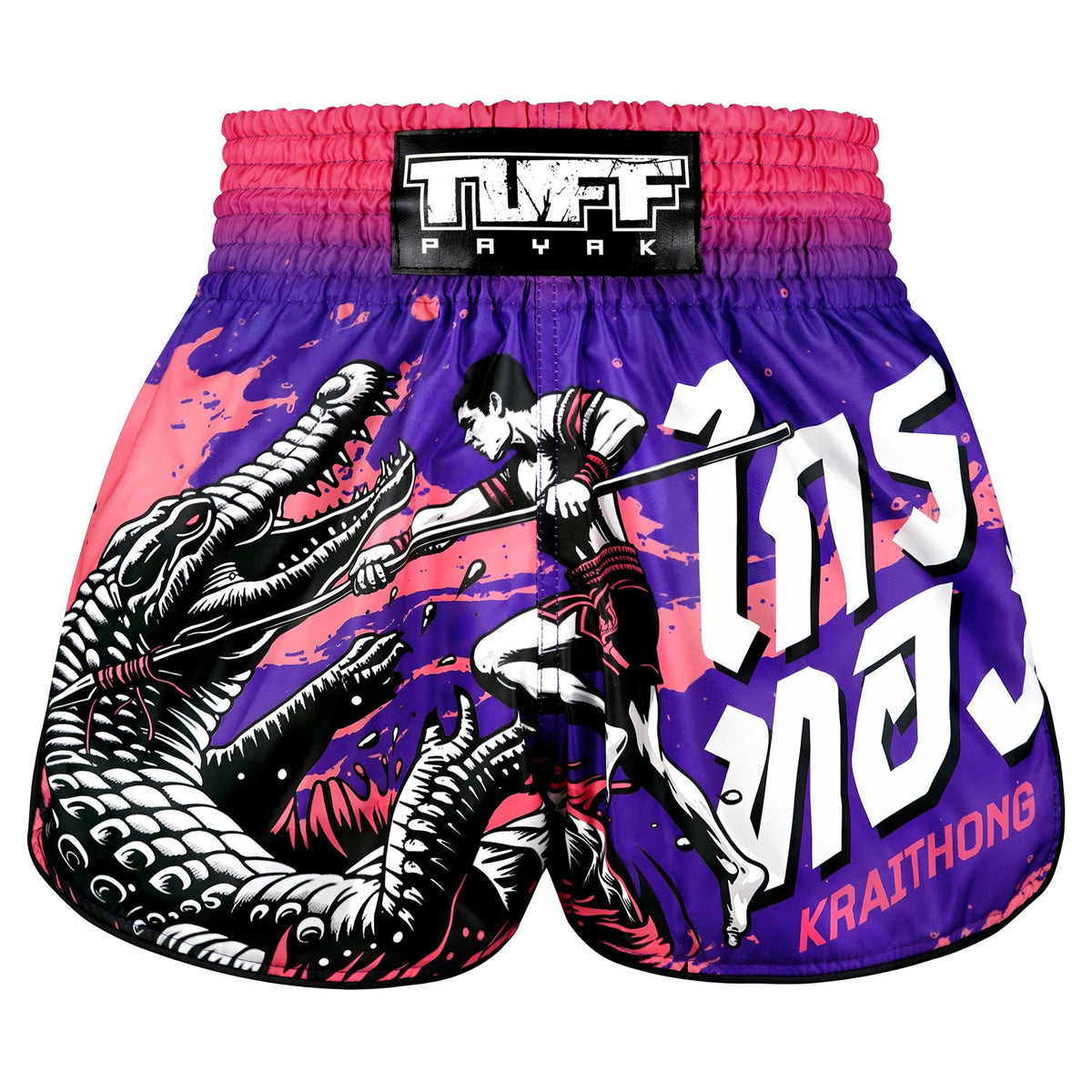 TUFF Payak Muay Thai Shorts - RMS015 - The Krai Thong’s Spear