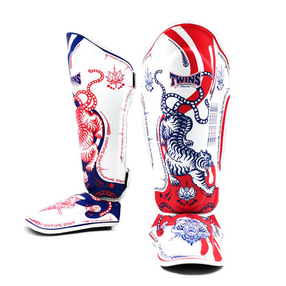Twins Special FSGL10-67 Leather Shin Pads - Yant