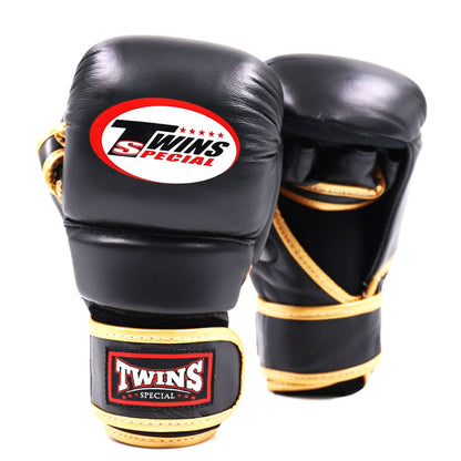 Twins Special GGL14 MMA Sparring Gloves - Black-Gold